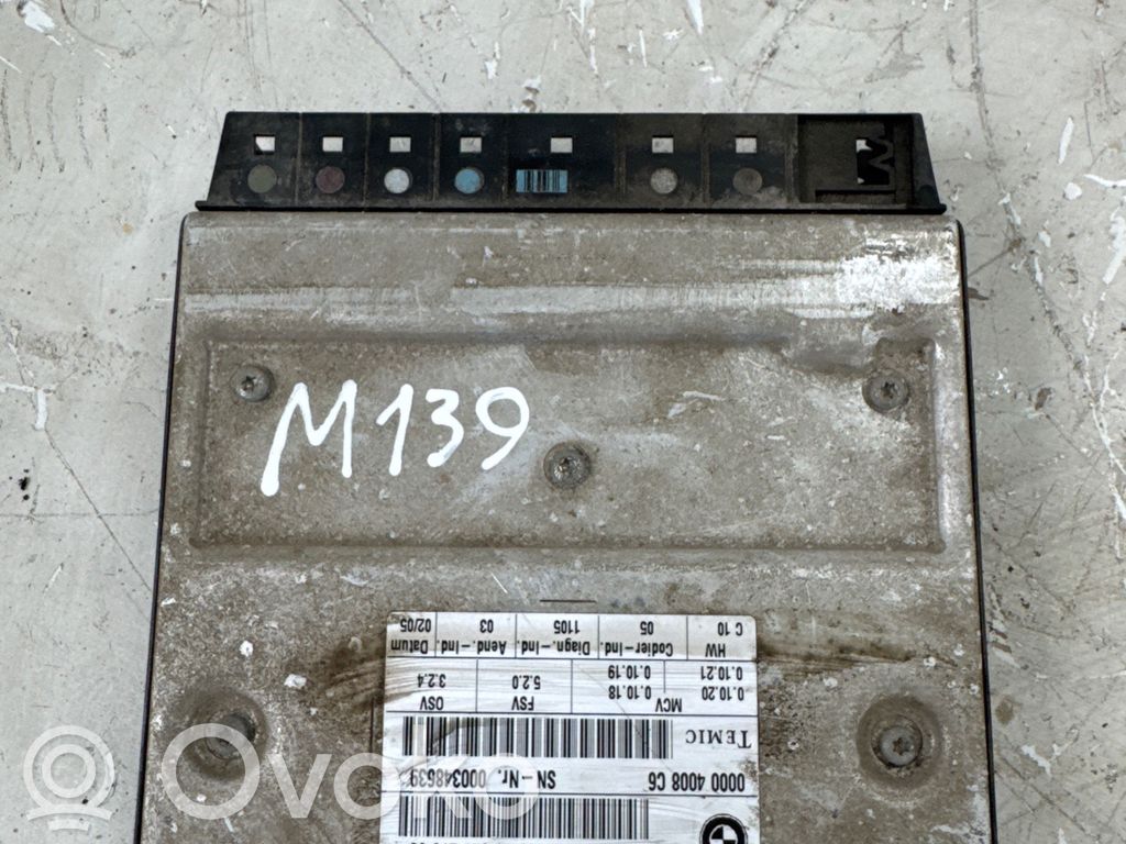 BMW 5 E60 E61 Istuimen säädön moduuli 