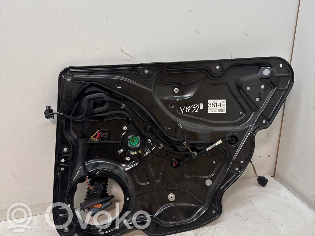 Volkswagen PASSAT B7 Mechanizm podnoszenia szyby tylnej bez silnika 