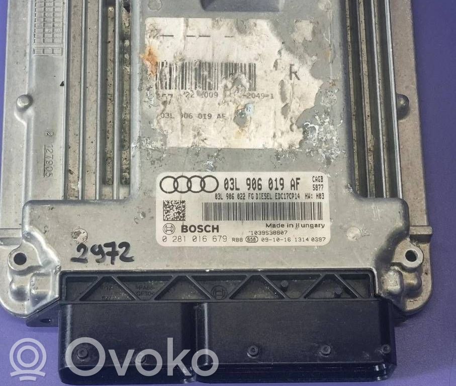 Engine control unit/module   03L906019AF,0281016679,03L906022FG