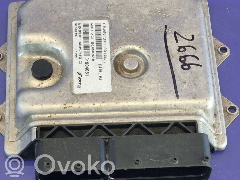 Fiat Punto (199) Engine control unit/module ECU 