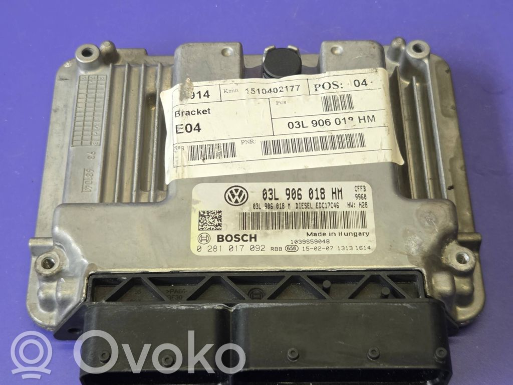 Seat Alhambra (Mk2) Engine control unit/module 