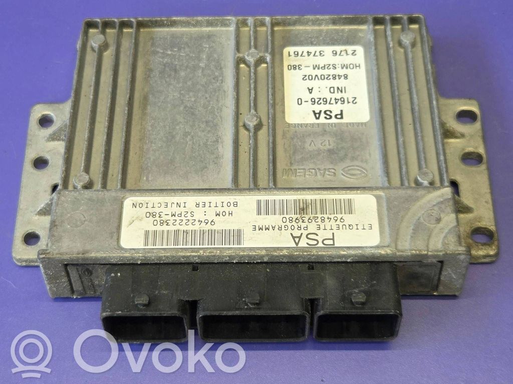 Engine control unit/module   9642222380,9648293980