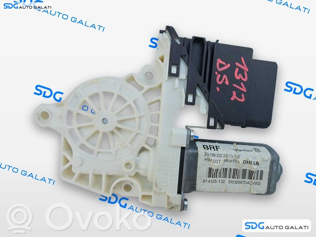 Volkswagen Golf VI Silniczek podnoszenia szyby drzwi tylnych 