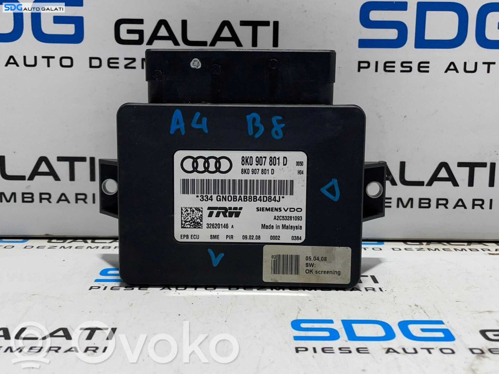 Audi A5 8T 8F Modulo di controllo del freno a mano 