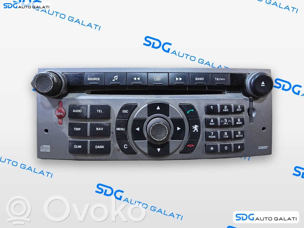 Peugeot 407 Panel / Radioodtwarzacz CD/DVD/GPS 