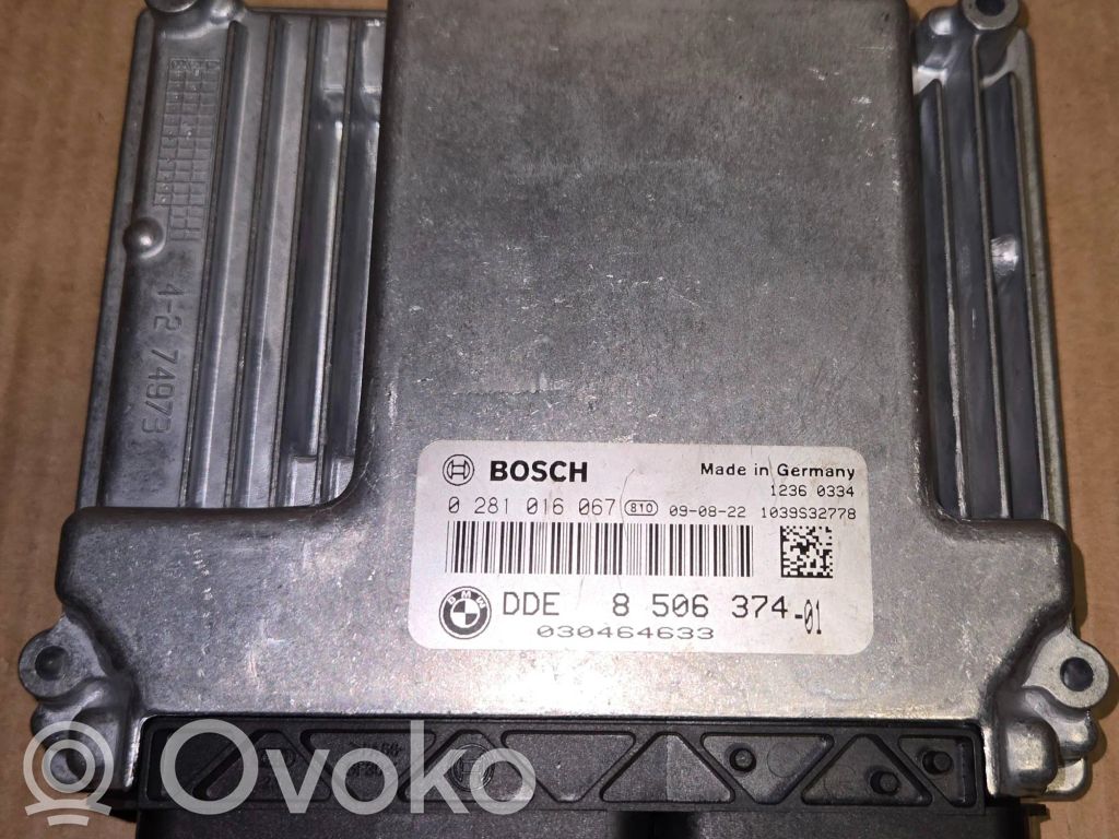 Variklio valdymo blokas   0281016067,8506374