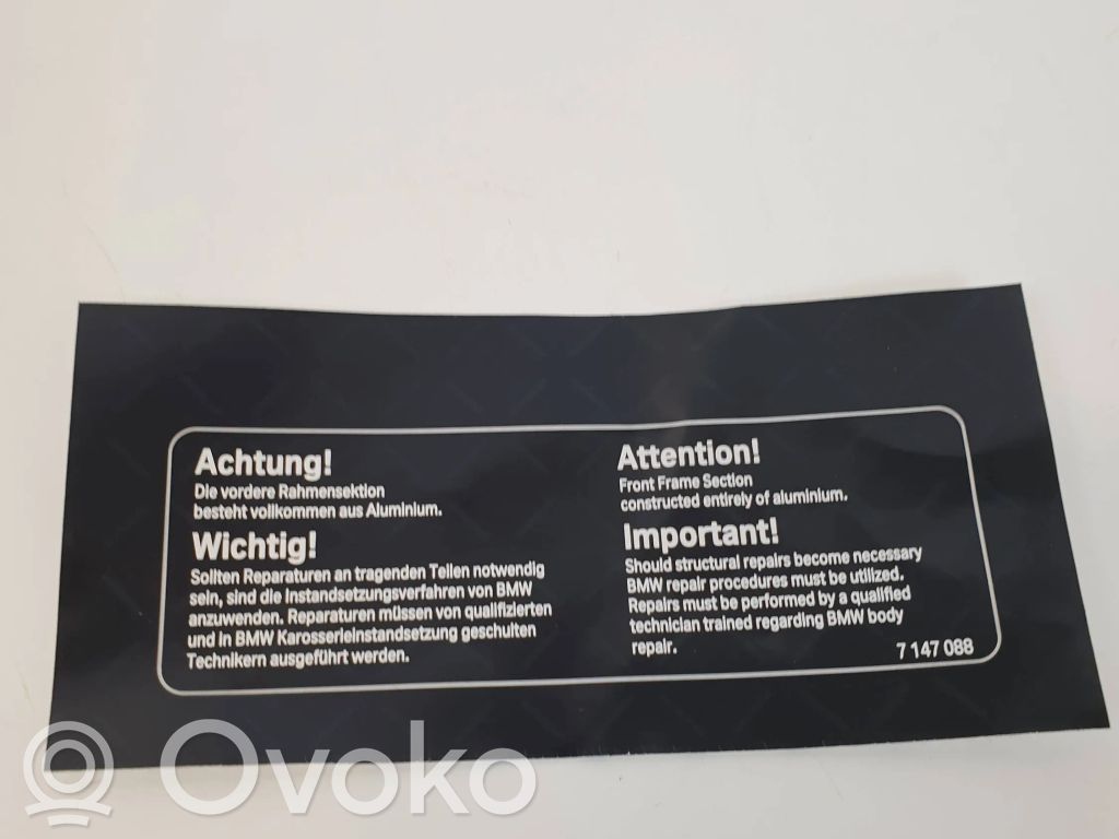 BMW 5 E60 E61 Citu veidu plāksnītes / uzraksti 
