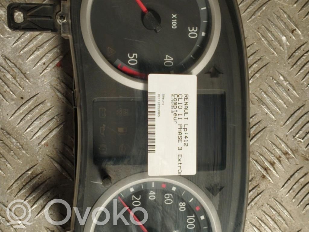 Renault Clio II Спидометр (приборный щиток) 