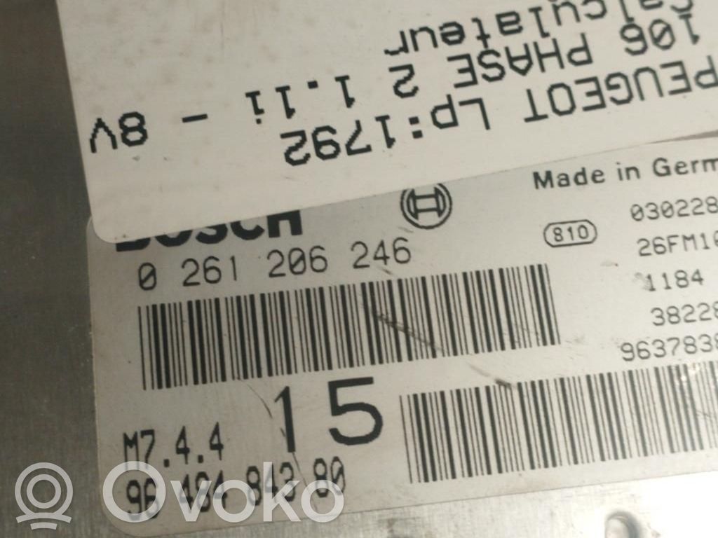 Peugeot 106 Engine control unit/module 