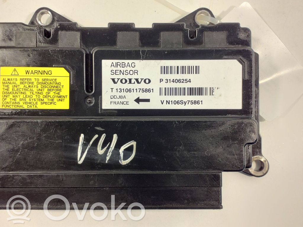 Volvo V40 Airbag control unit/module 