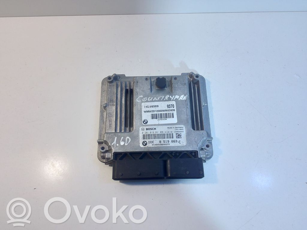 Mini Cooper Countryman R60 Engine control unit/module 
