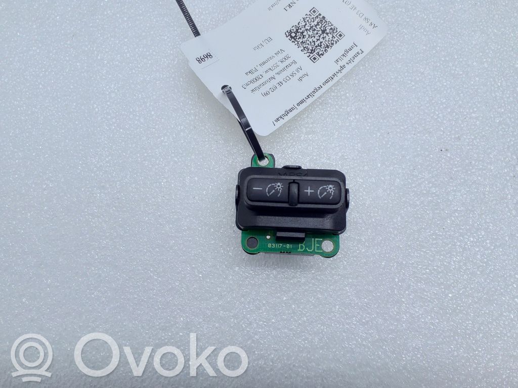 Audi A8 S8 D3 4E Panel lighting control switch 