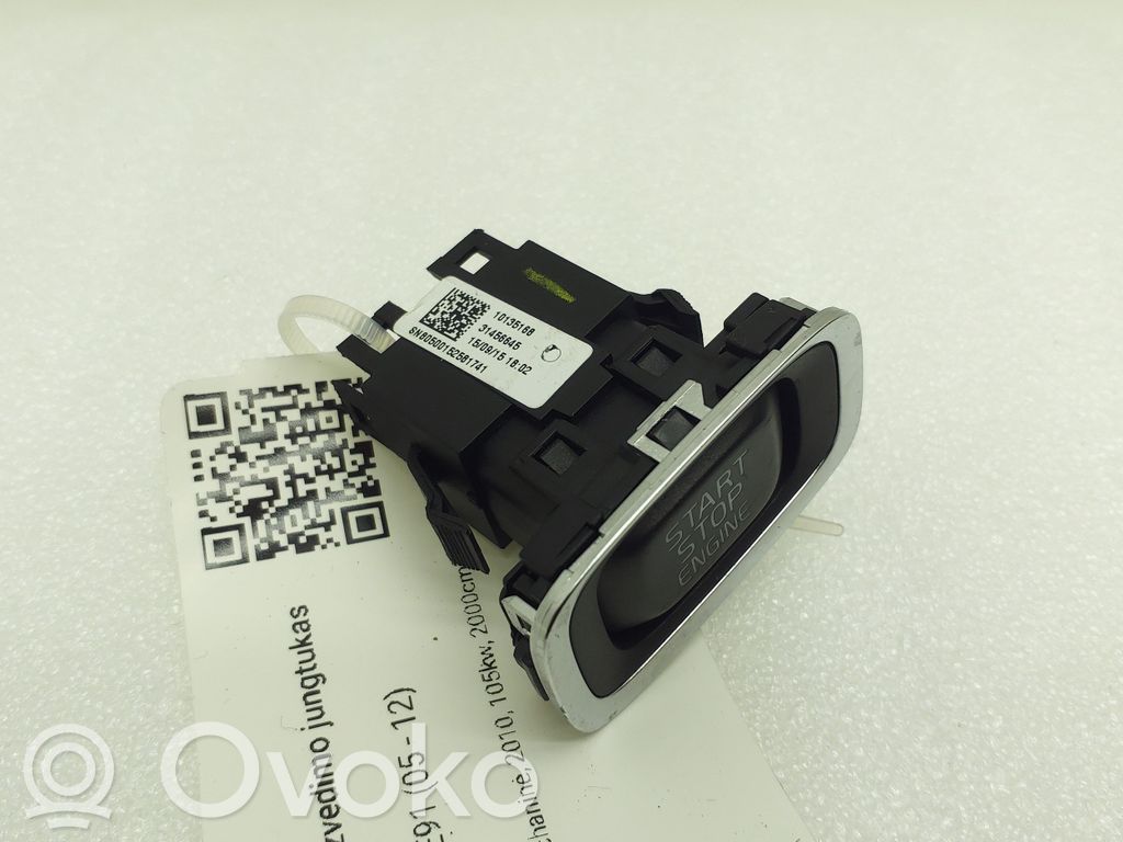 Volvo V60 Engine start stop button switch 