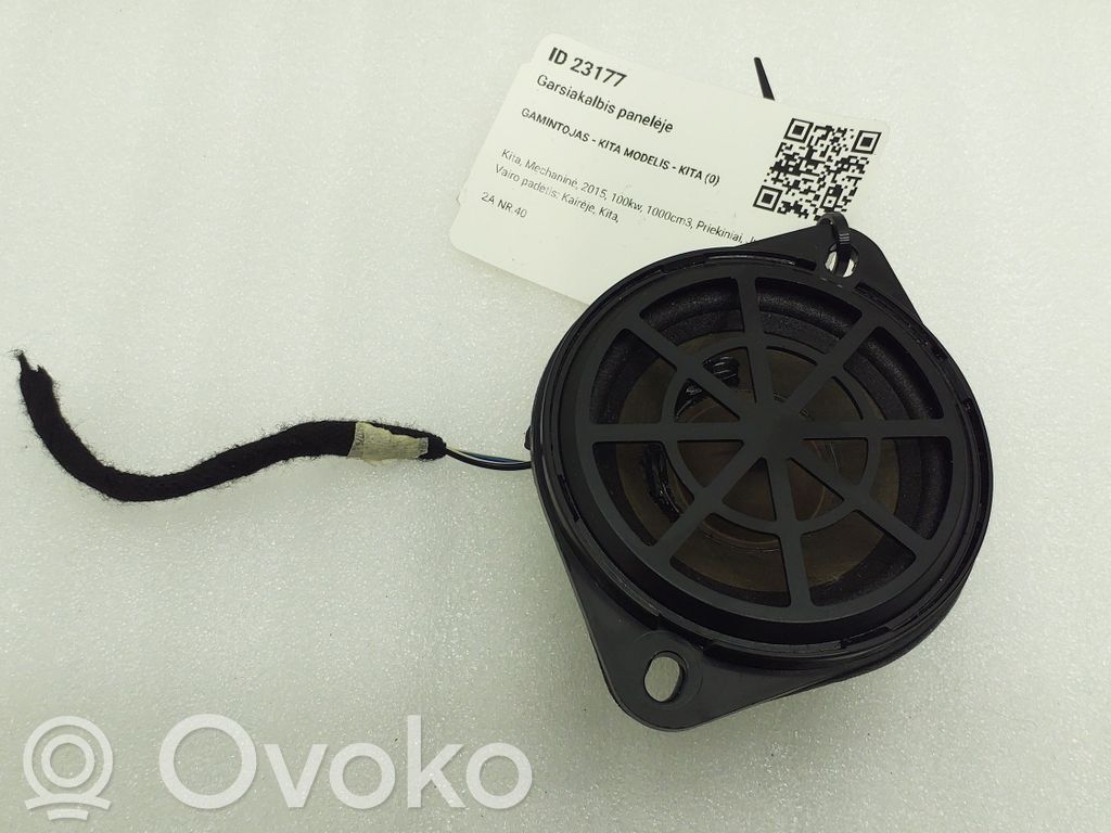 Volkswagen PASSAT B8 Panel speaker 