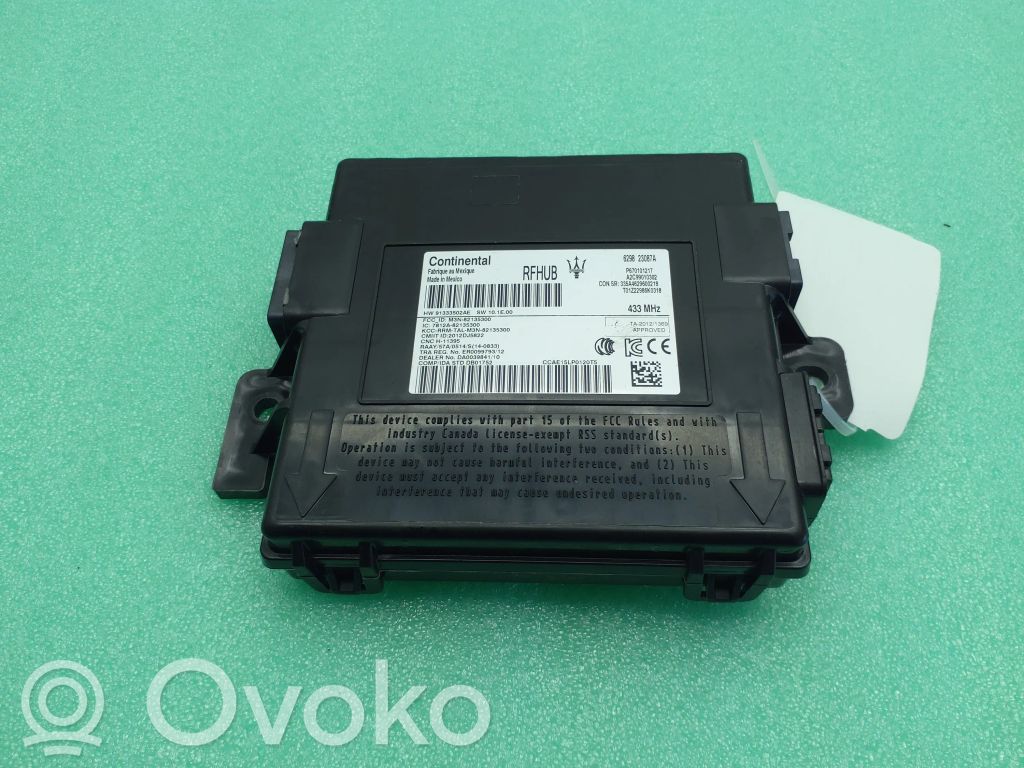 Maserati Levante Unitate/modul de control fără cheie (KESSY) 