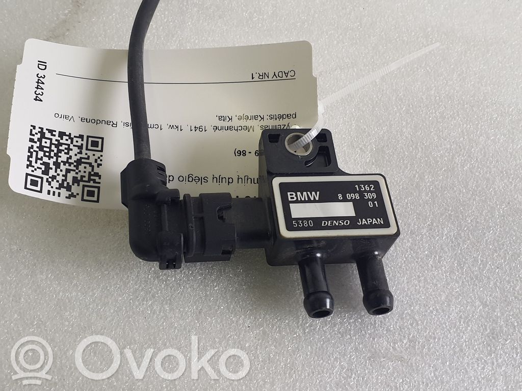 BMW 3 F30 F35 F31 Датчик давления выхлопного газа 