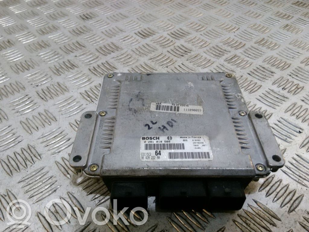 Engine control unit/module   9642823280,0281010589