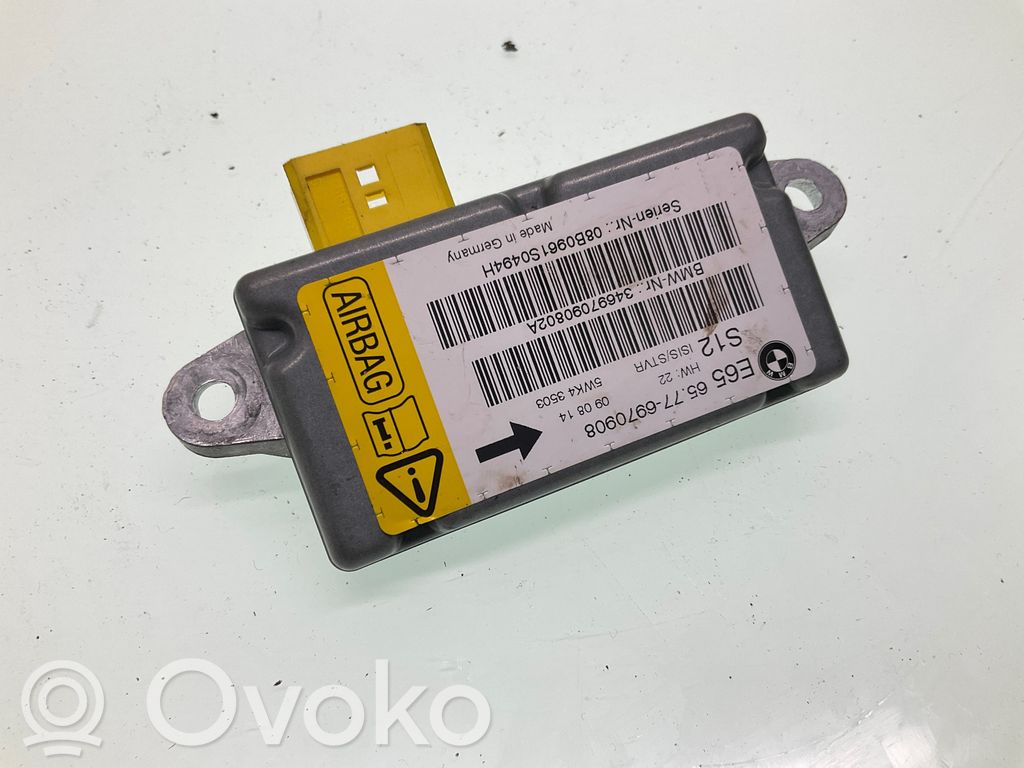 Airbag control unit/module   6970908,34697090802A,5WK43503,08B0961S0494H