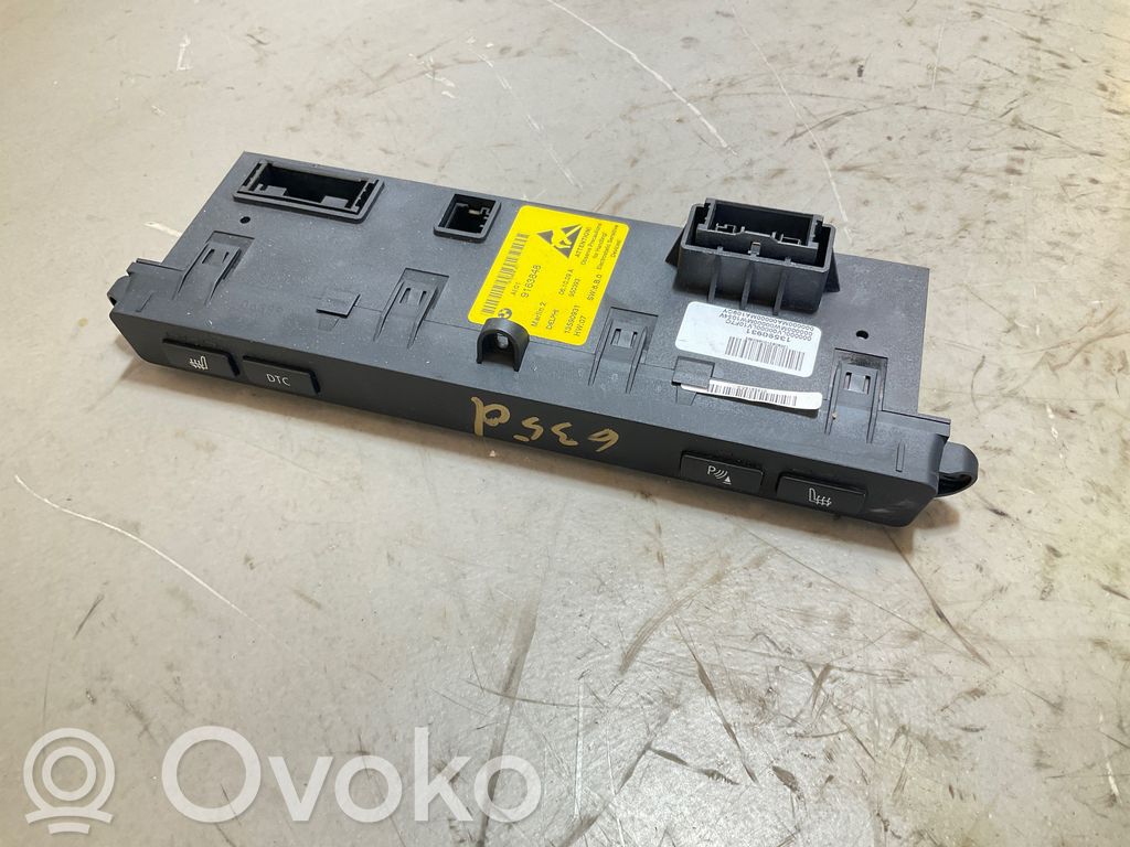 BMW 6 E63 E64 Seat heating switch 