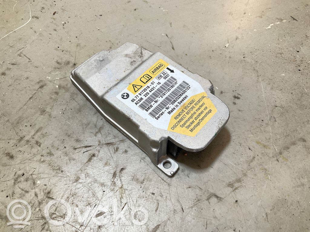 Airbag control unit/module   9172018,09B252MA05123,220443116,31917201801H