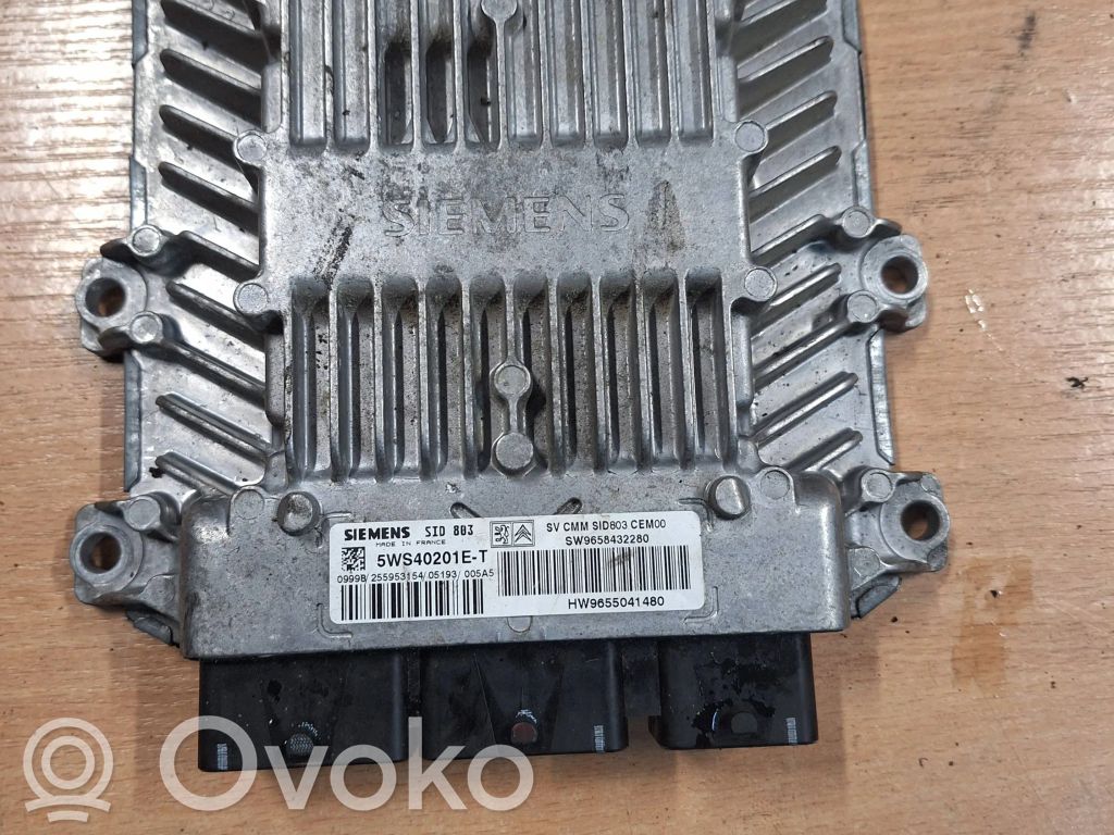 Citroen C4 I Engine control unit/module 