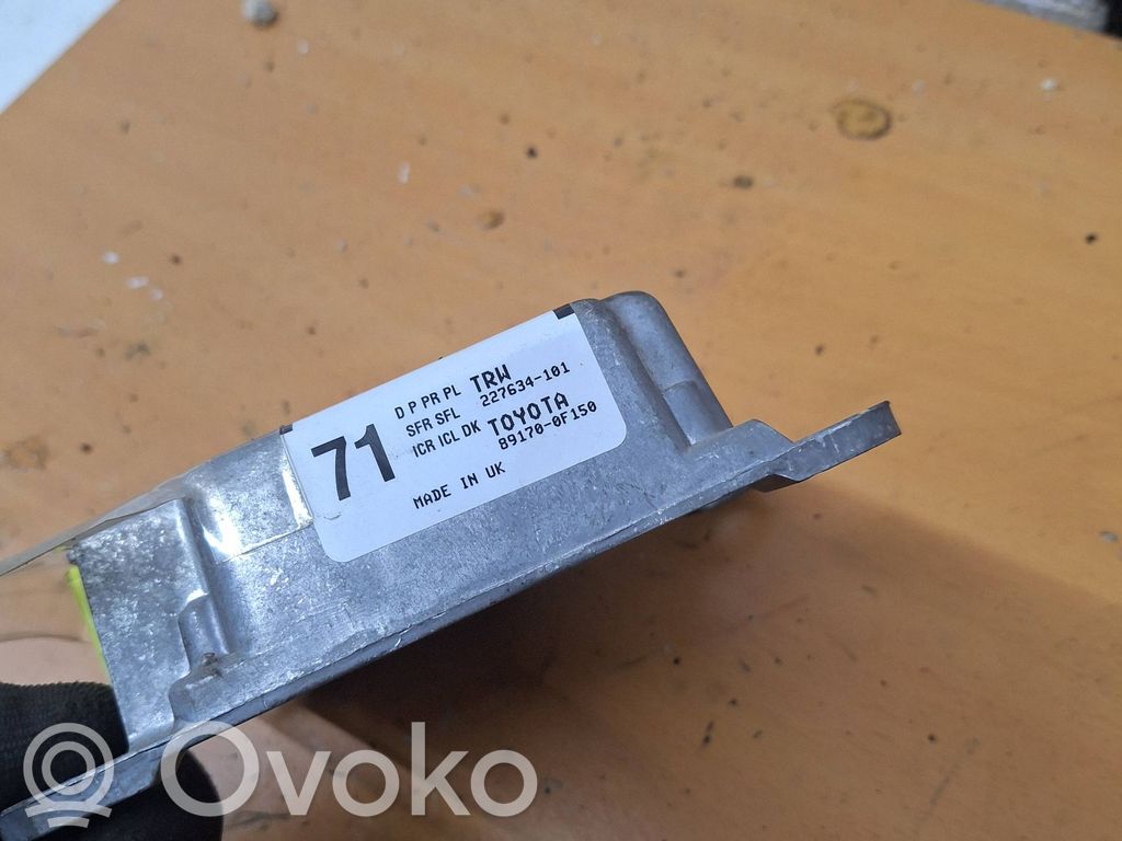Toyota Verso Airbag control unit/module 