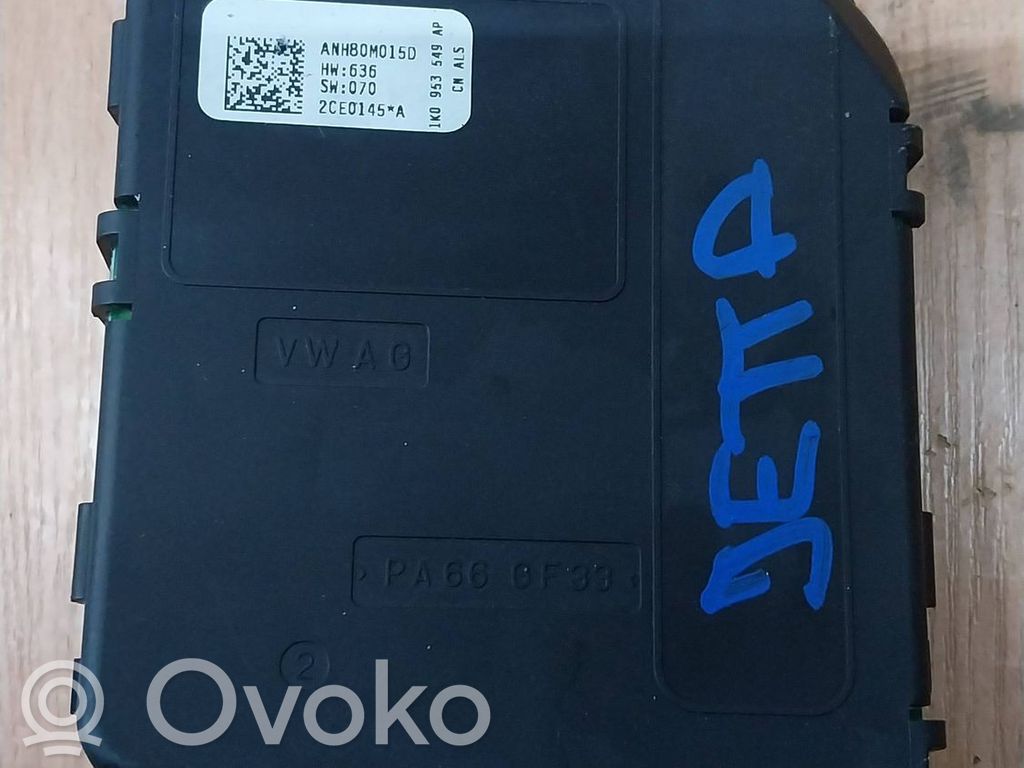 Volkswagen Jetta V Sensor de ángulo de dirección 