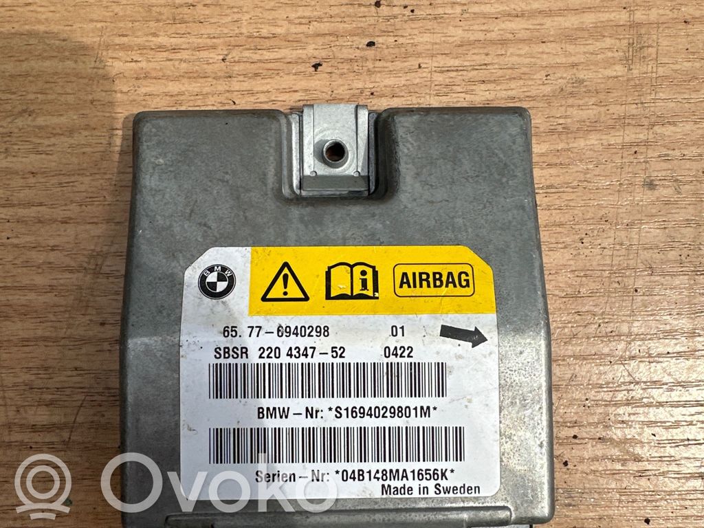 Module de contrôle airbag   6940298,220434752,04B148MA1656K,S1694029801M