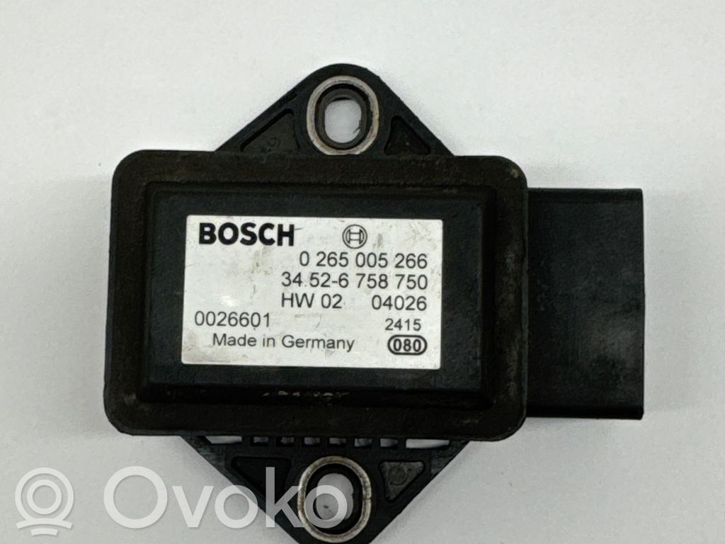 BMW 5 E39 ESP acceleration yaw rate sensor 
