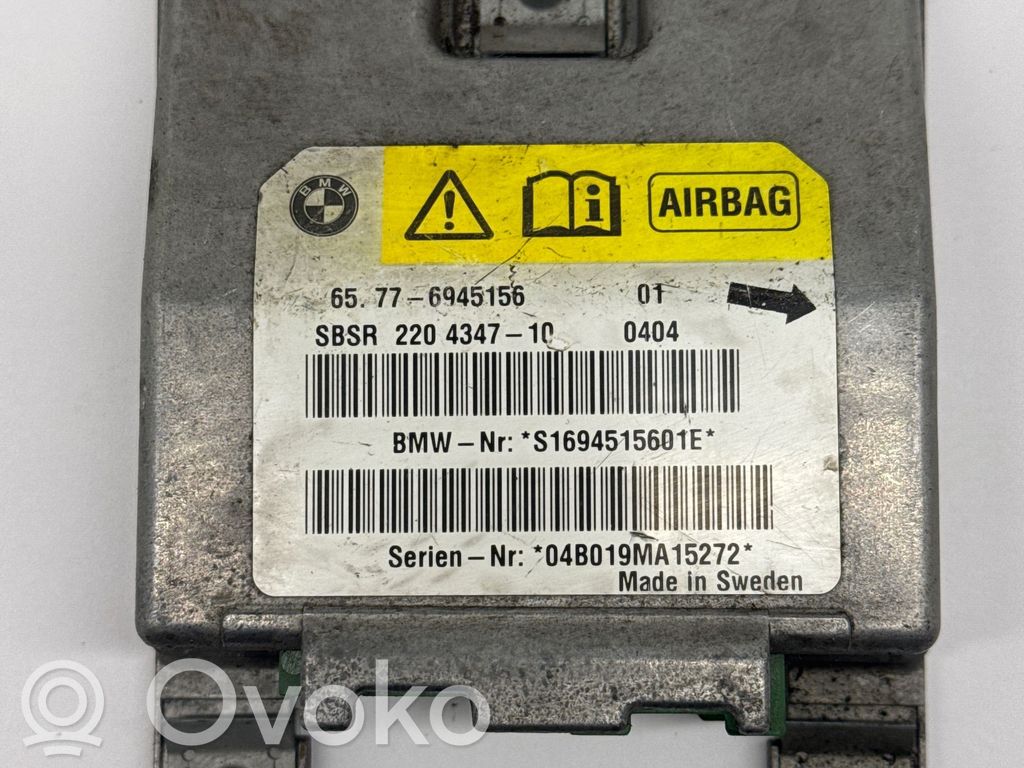 BMW 5 E39 Module de contrôle airbag 