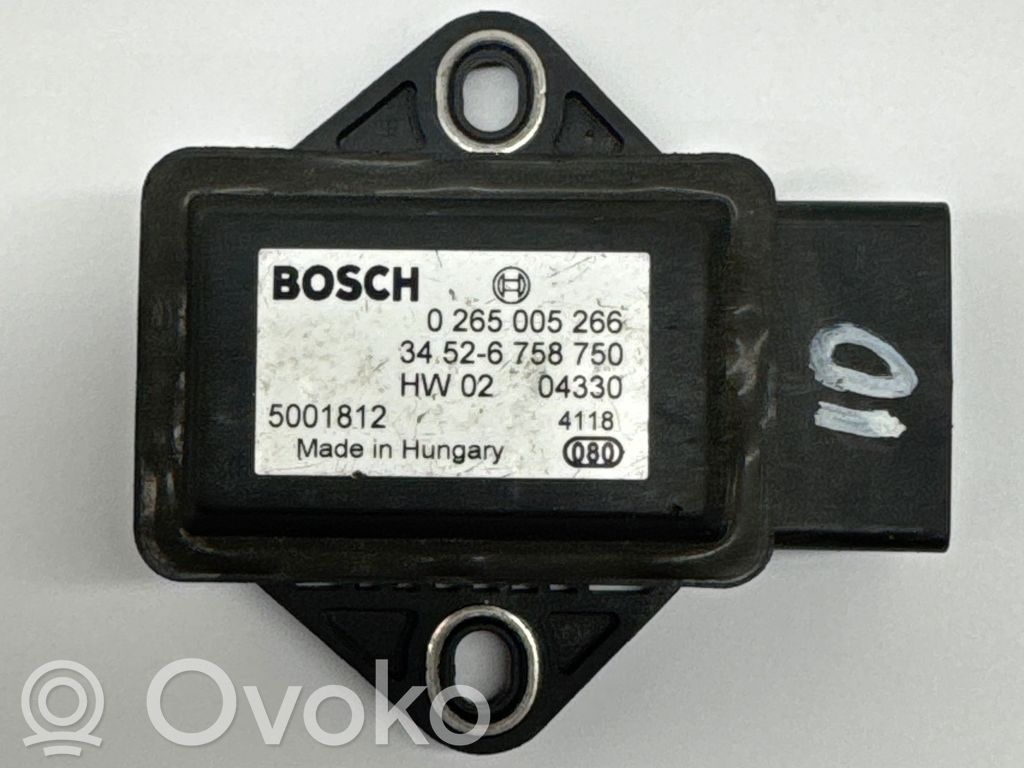 BMW 5 E39 ESP acceleration yaw rate sensor 