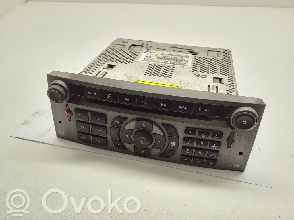 Peugeot 407 Panel / Radioodtwarzacz CD/DVD/GPS 