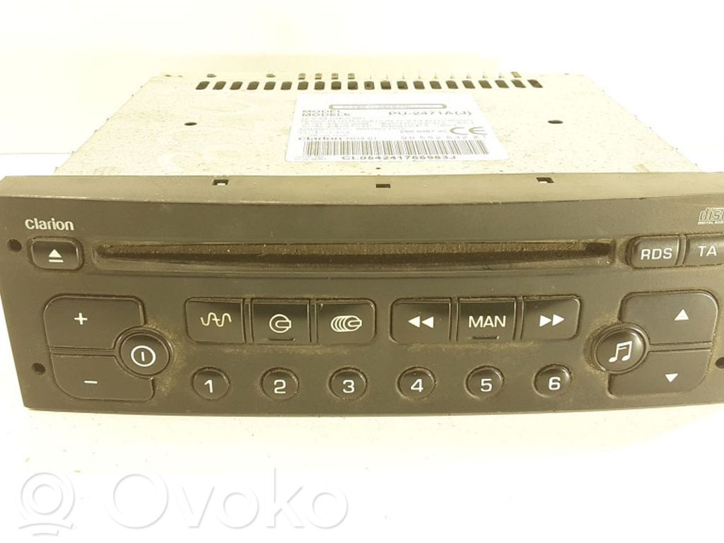 Peugeot 206 Radio / CD/DVD atskaņotājs / navigācija 