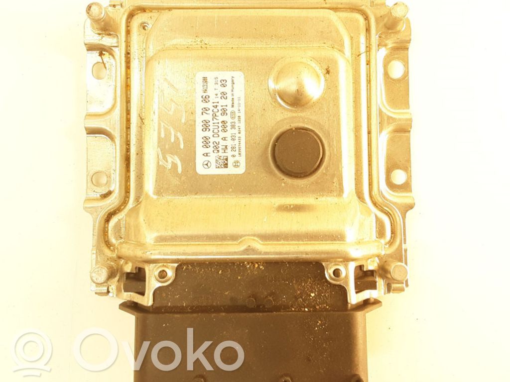 Engine control unit/module   A0009007006,Q02DCU17PC41,0281031383