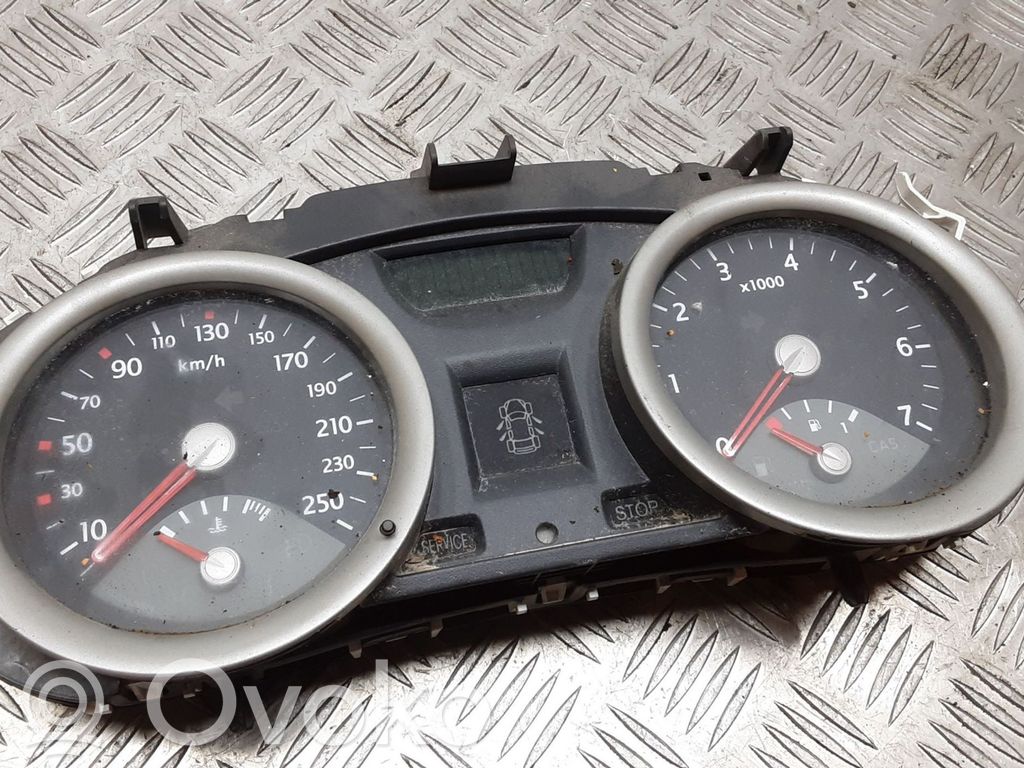 Renault Megane II Geschwindigkeitsmesser Cockpit 