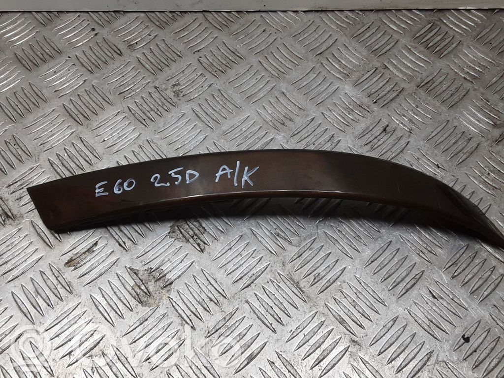 BMW 5 E60 E61 Priekšpusē durvju dekoratīvā apdare (moldings) 