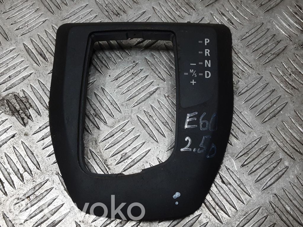 BMW 5 E60 E61 Gear shifter surround trim plastic 