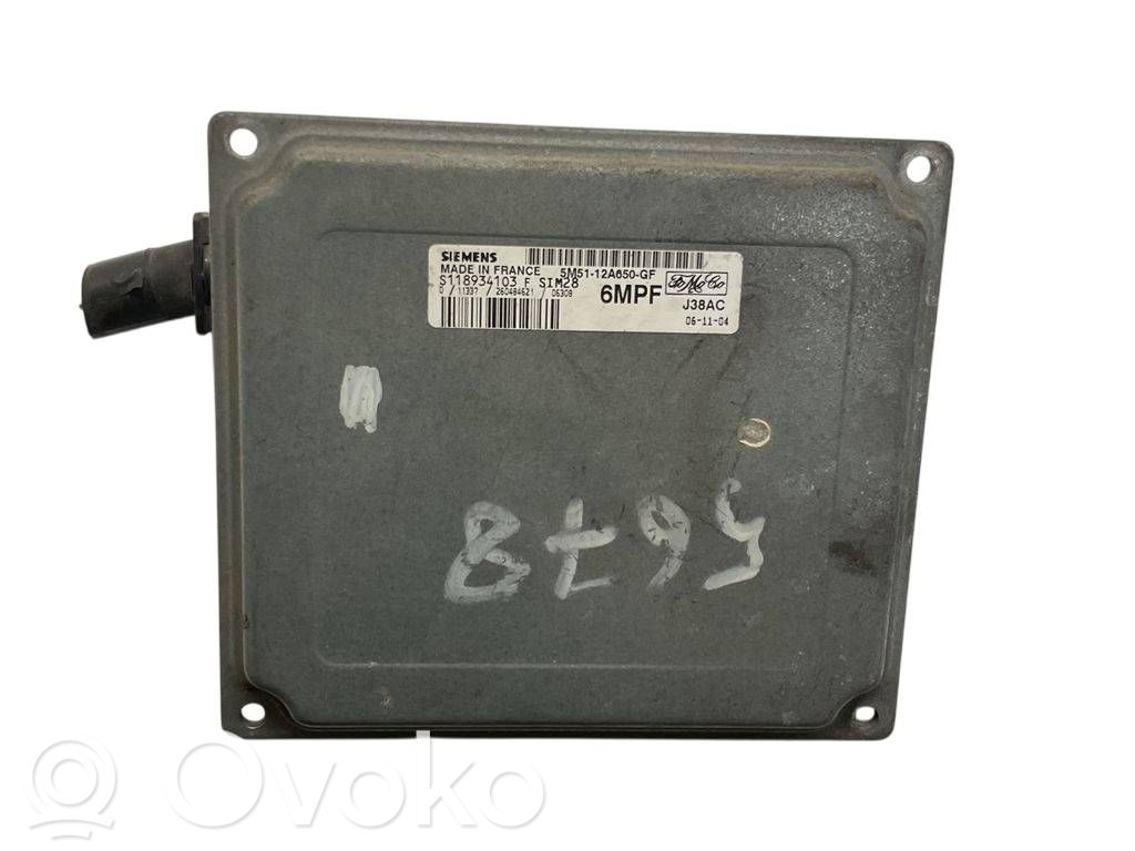 Engine control unit/module   S118934103F,5M5112A650GF