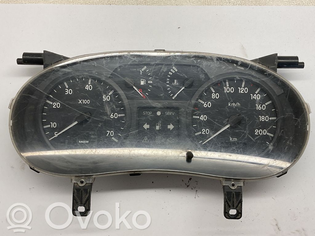 Renault Kangoo I Speedometer (instrument cluster) 