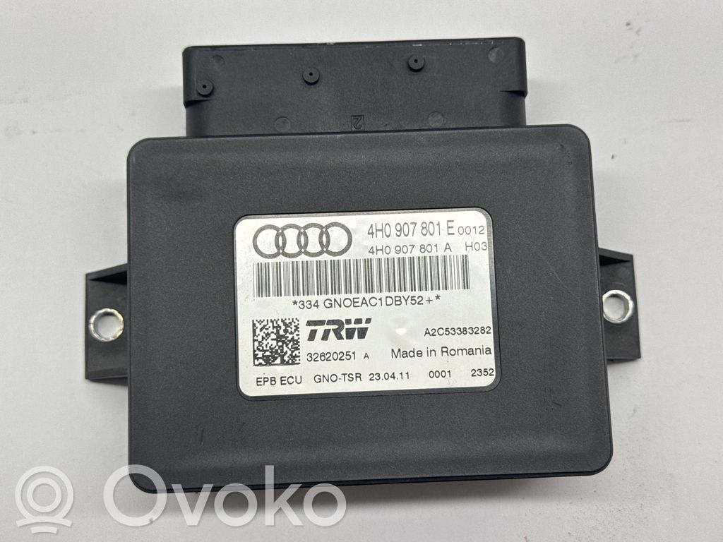 Module de commande de frein à main   4H0907801E,32620251A,4H0907801A