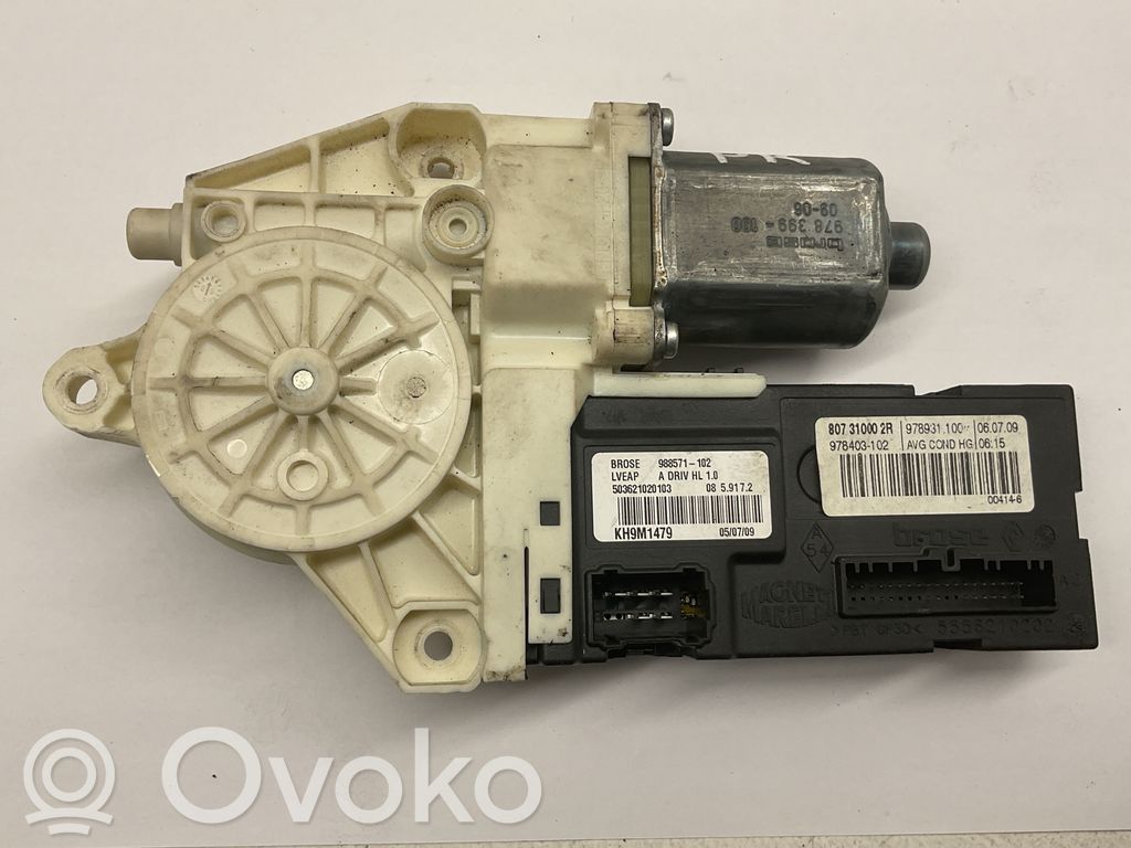 Renault Laguna III Silnik regulatora szyby drzwi przednich 