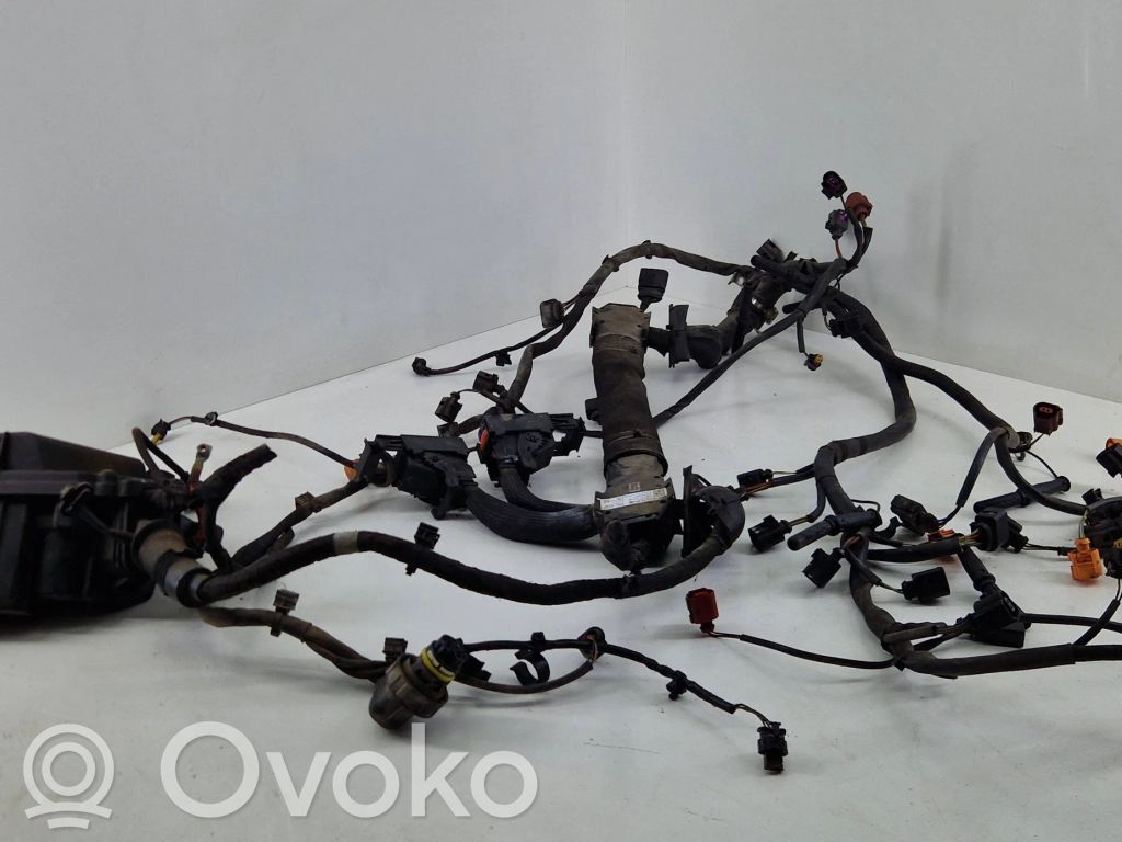 Audi A8 S8 D4 4H Motorkabelbaum Leitungssatz 