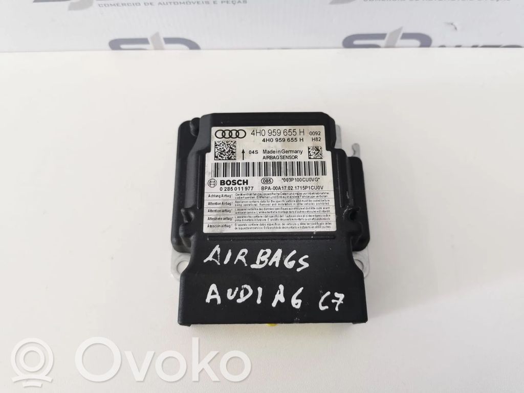 Airbag control unit/module   4H0959655H