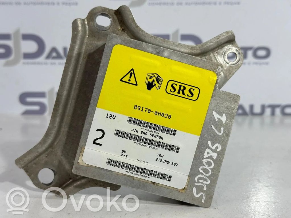 Module de contrôle airbag   73920YV010,212388107