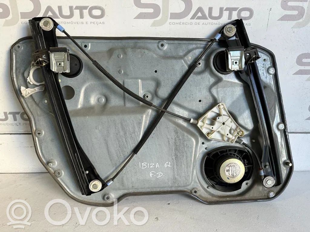 Seat Ibiza III (6L) Mechanizm podnoszenia szyby przedniej bez silnika 