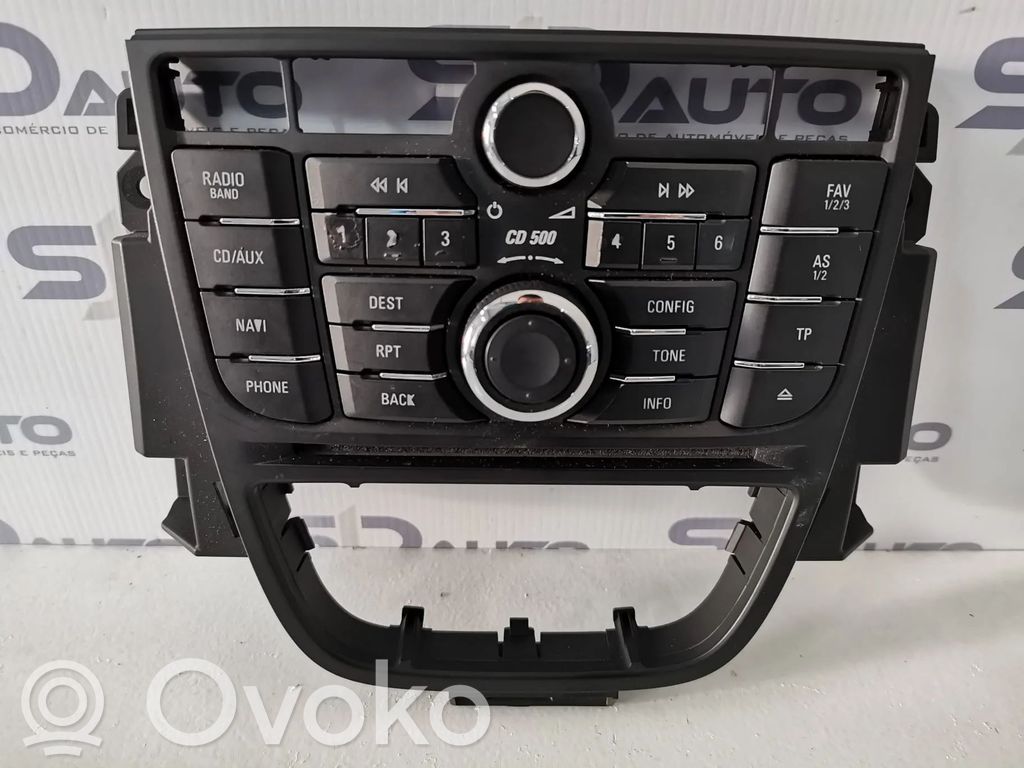 Opel Astra J Mando de control del sonido 