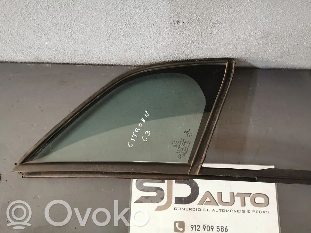 Citroen C3 Luna/vidrio del triángulo delantero 