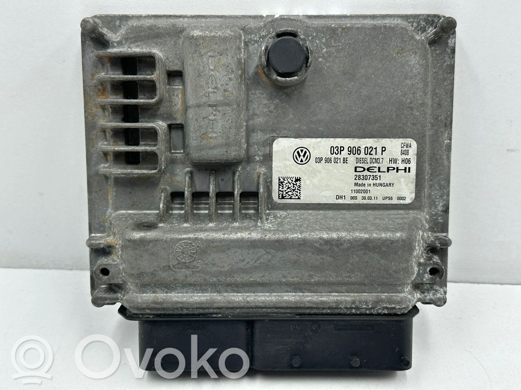 Engine control unit/module   03P906021P,03P906021BE,28307351