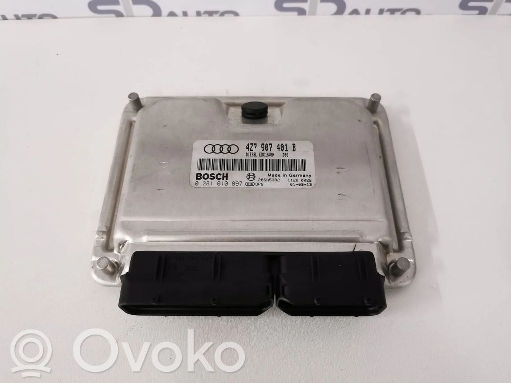 Unidad de control/módulo del motor   4Z7907401B,0281010897