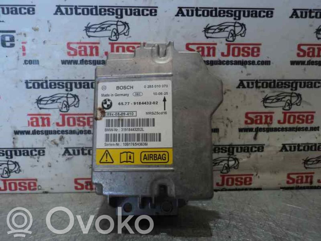 Unidad de control/módulo del Airbag   0285010070